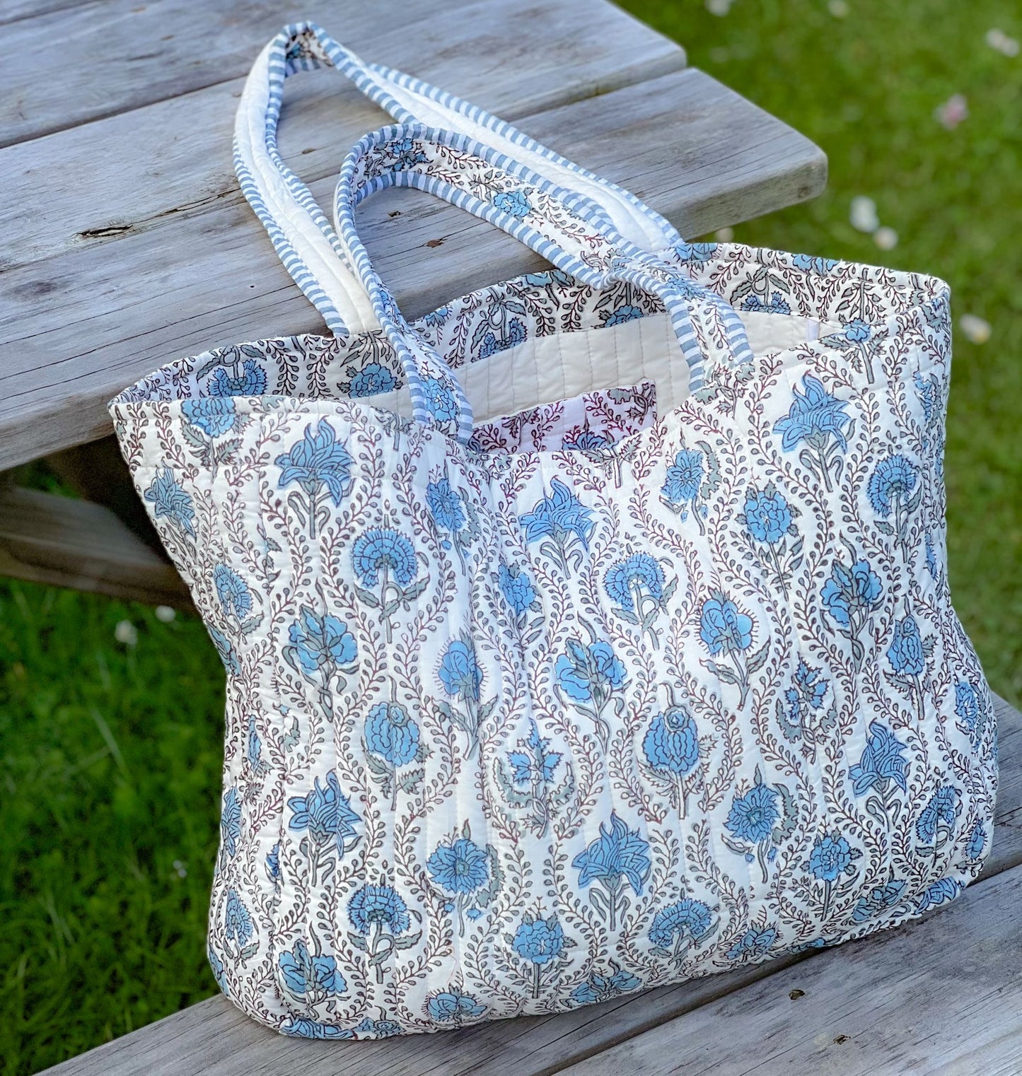 Blockprint Totes - 6 Patterns