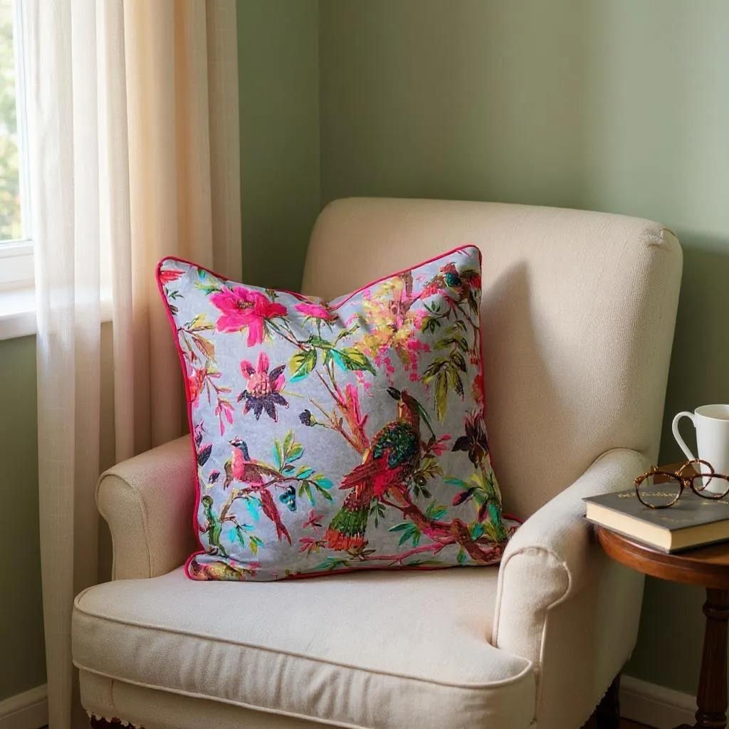 Velvet Cushion Cover - Dark Grey