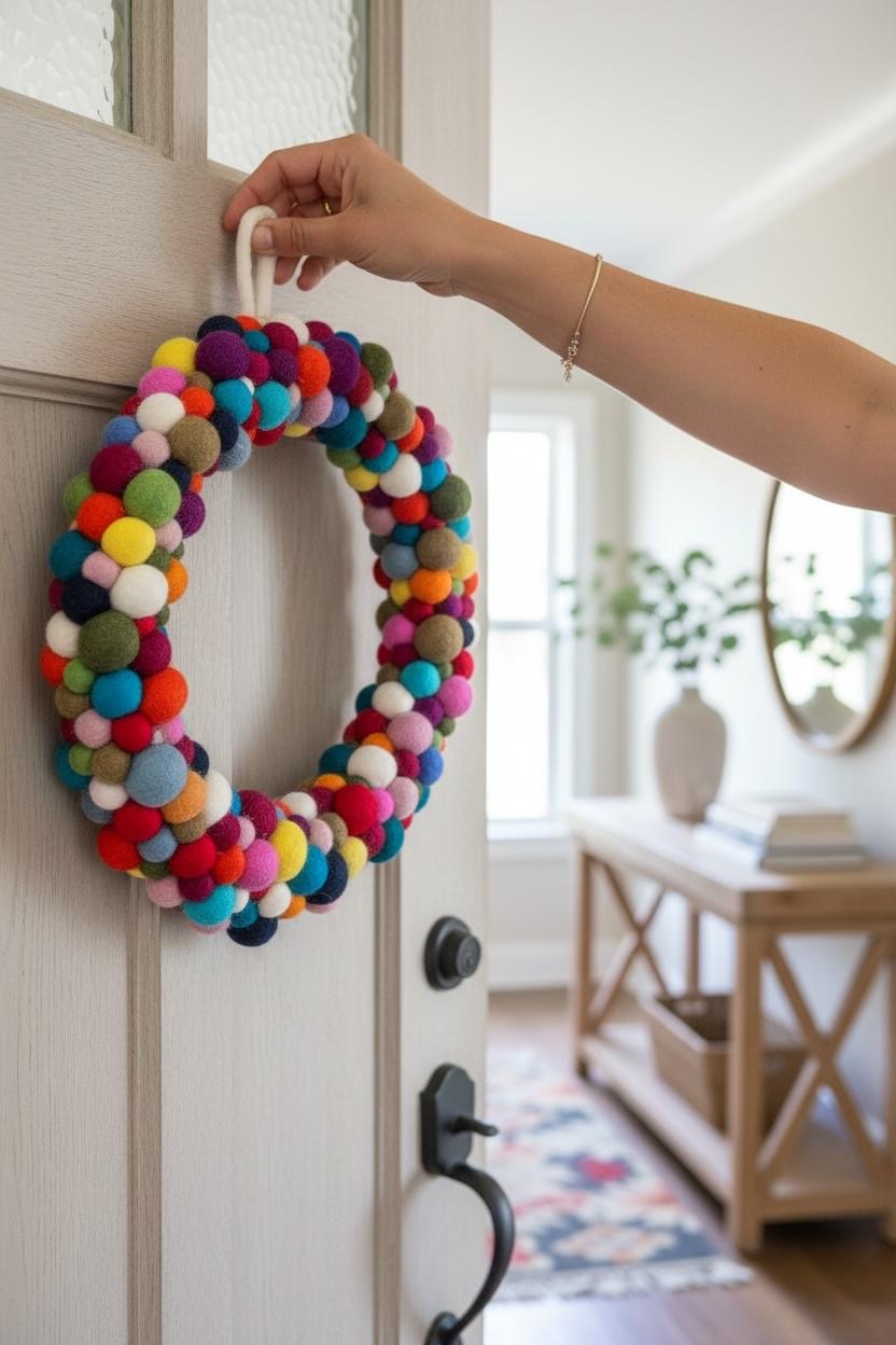 Rainbow Wreath