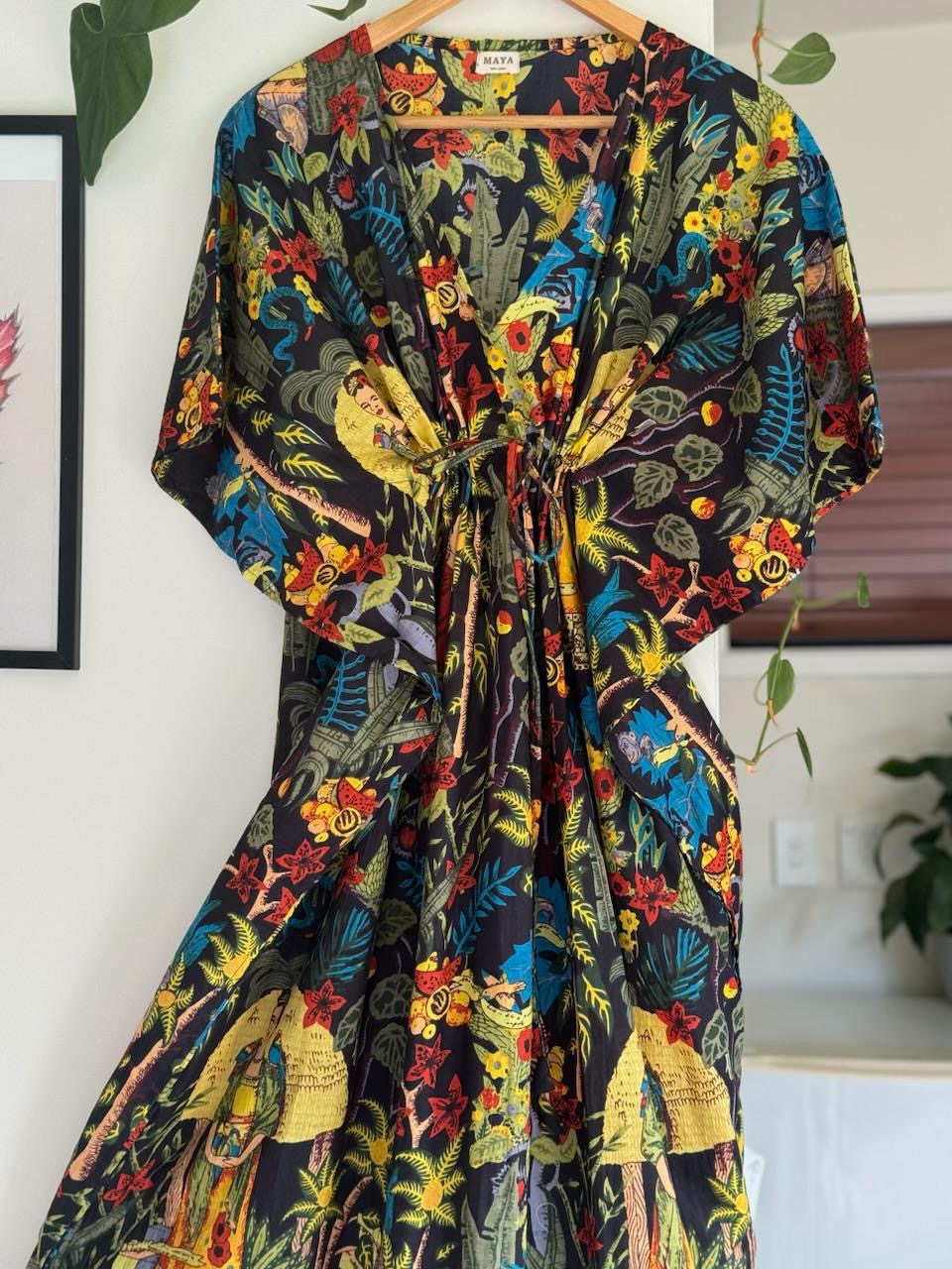 Cotton Kaftan - Black Frida