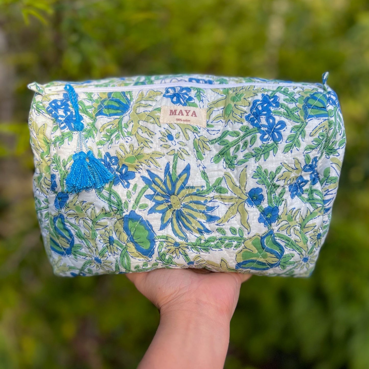 Toiletry Bags - Shades of Green (5 Patterns) 2/2