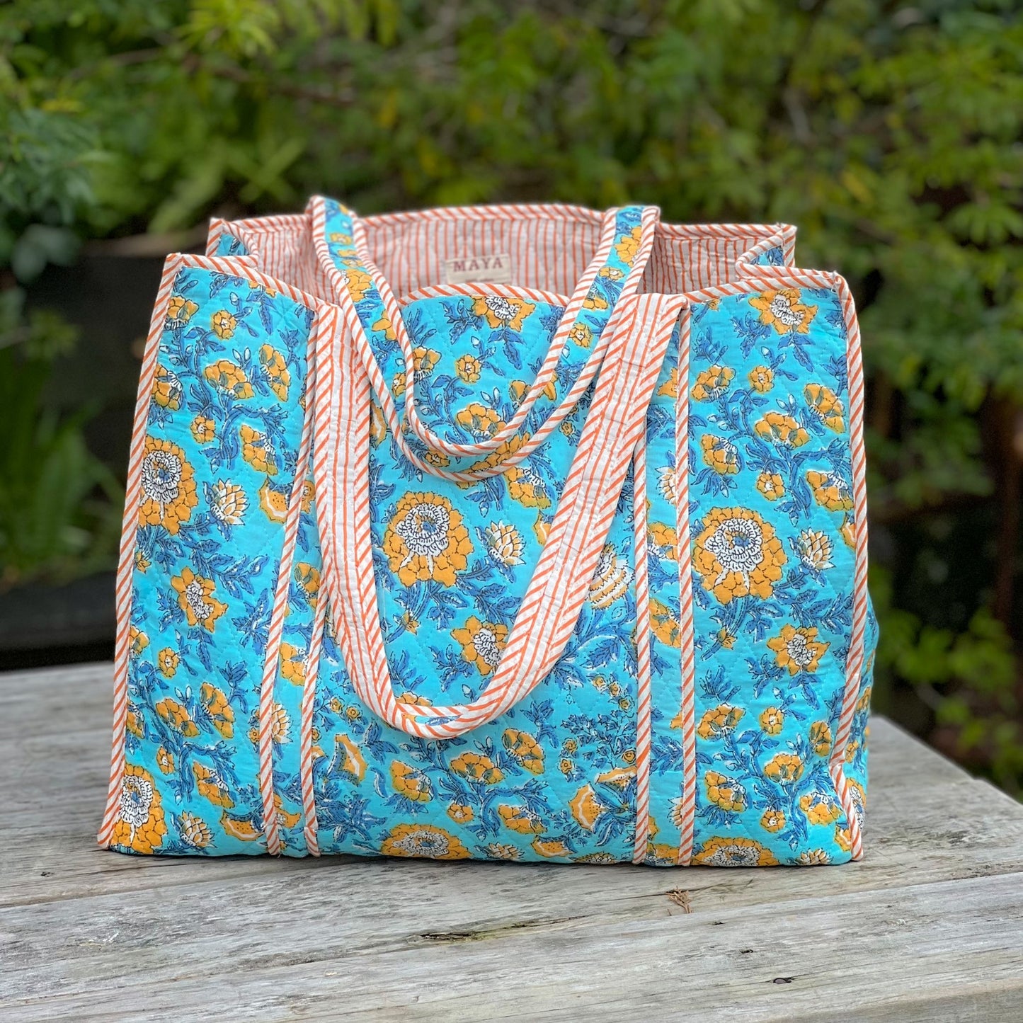 Reversible Totes - Shades of Blue (2 Patterns)