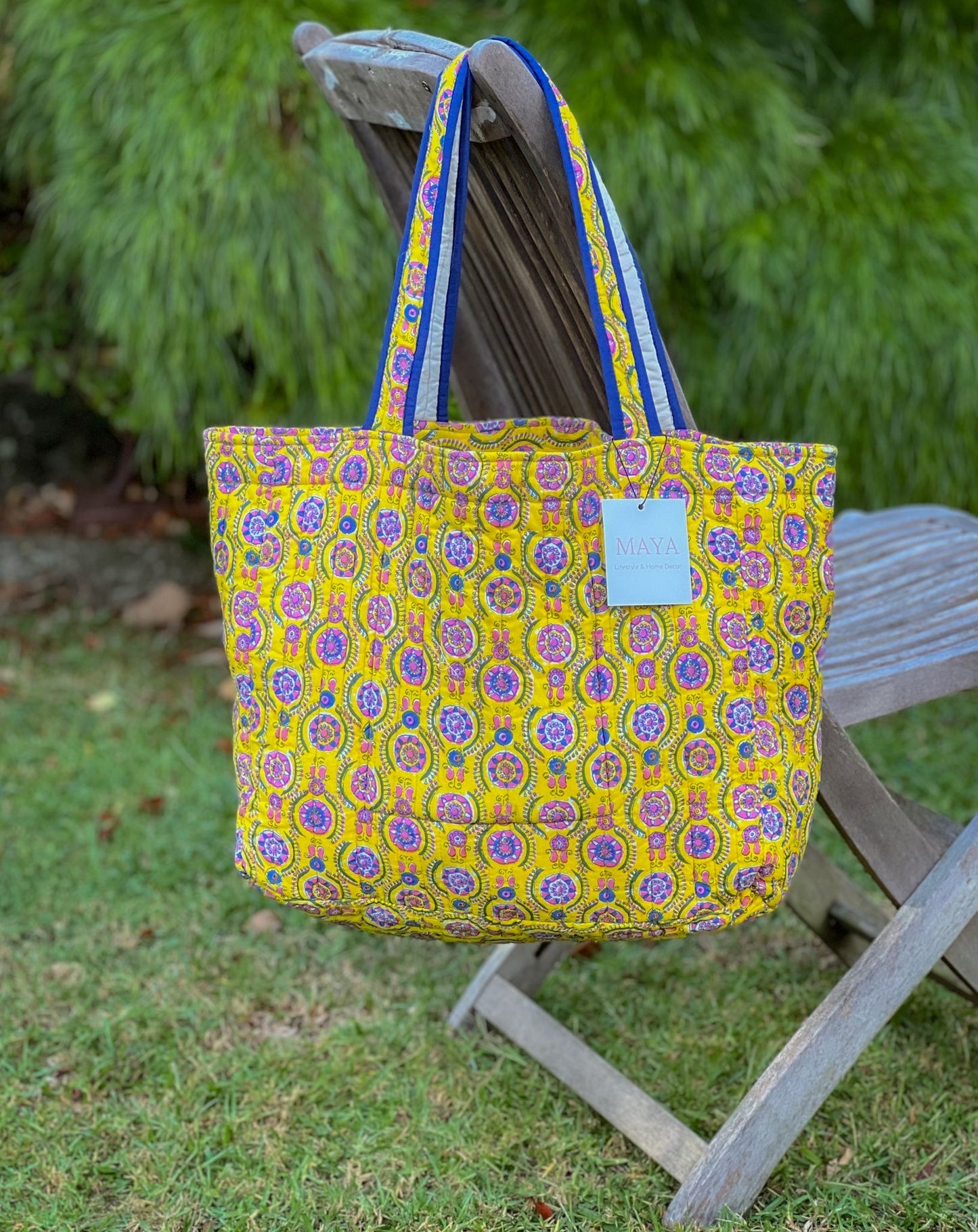 Blockprint Totes - 6 Patterns