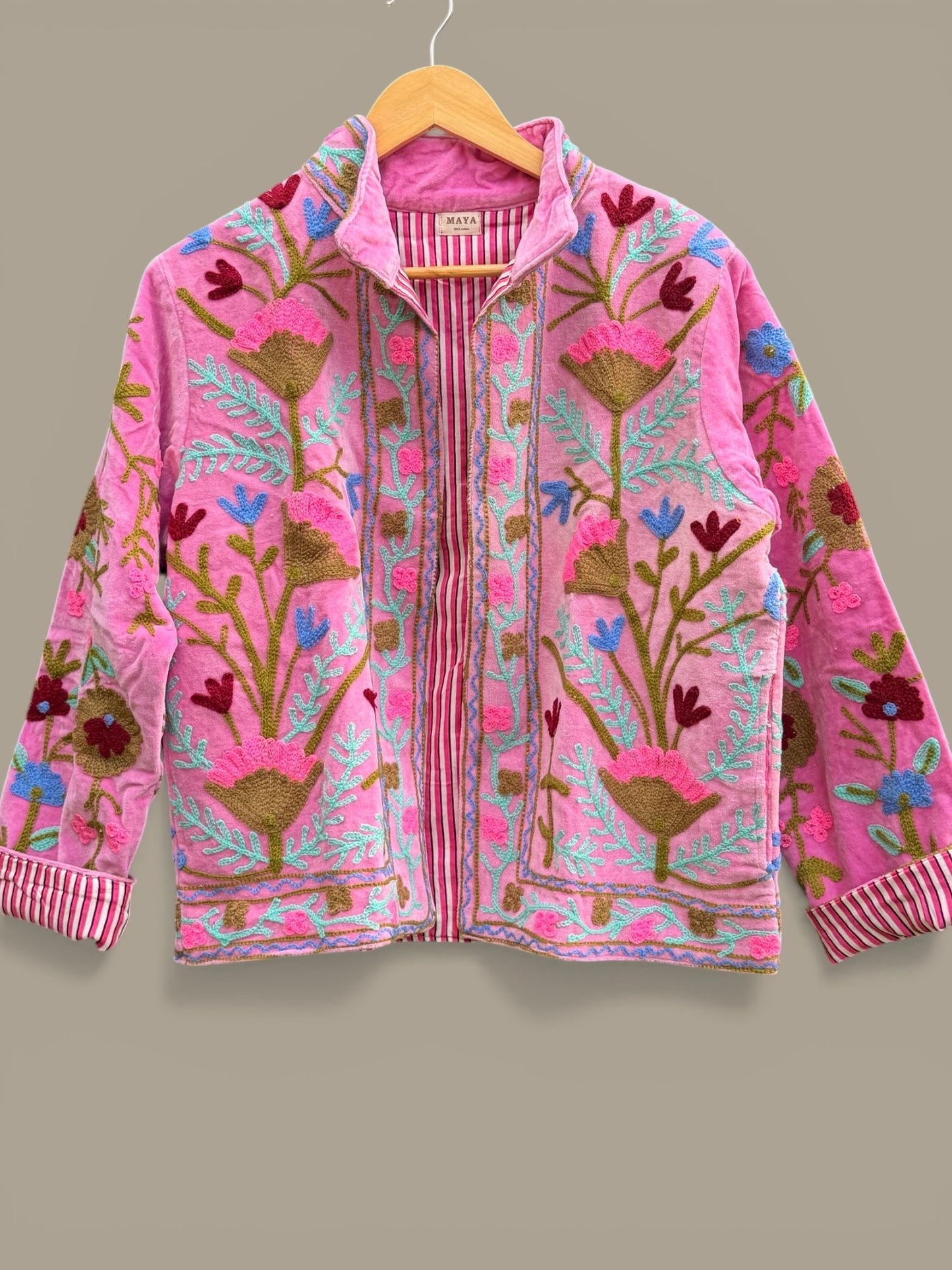 Suzzani Jacket - Pastel Pink