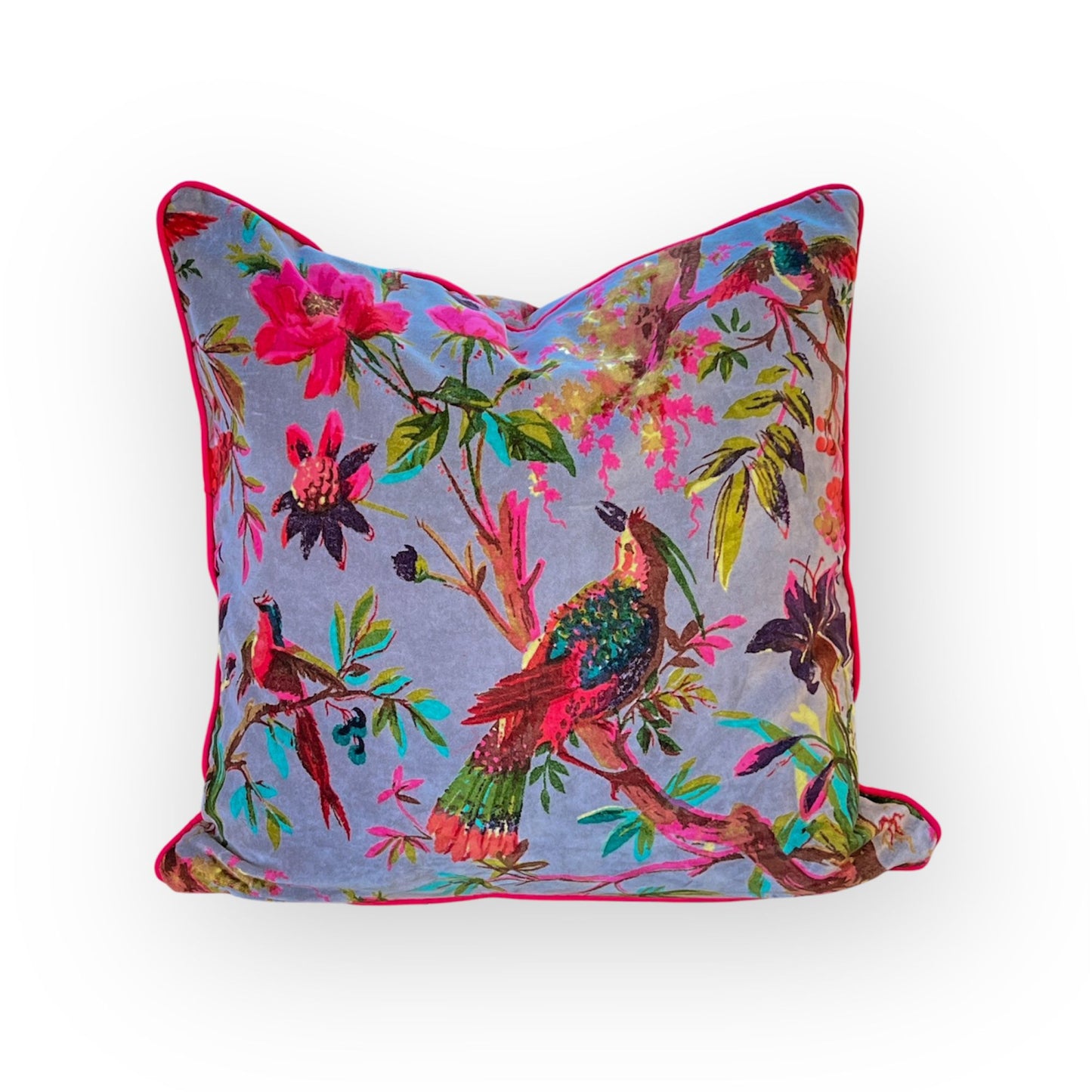 Velvet Cushion Cover - Dark Grey