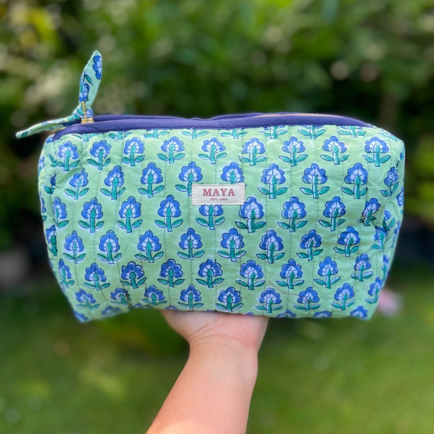 Premium Blockprint Toiletry Bags - 3 Patterns