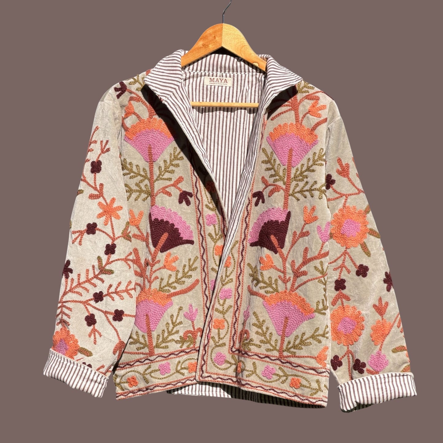 Suzzani Jacket - Blush Meadow