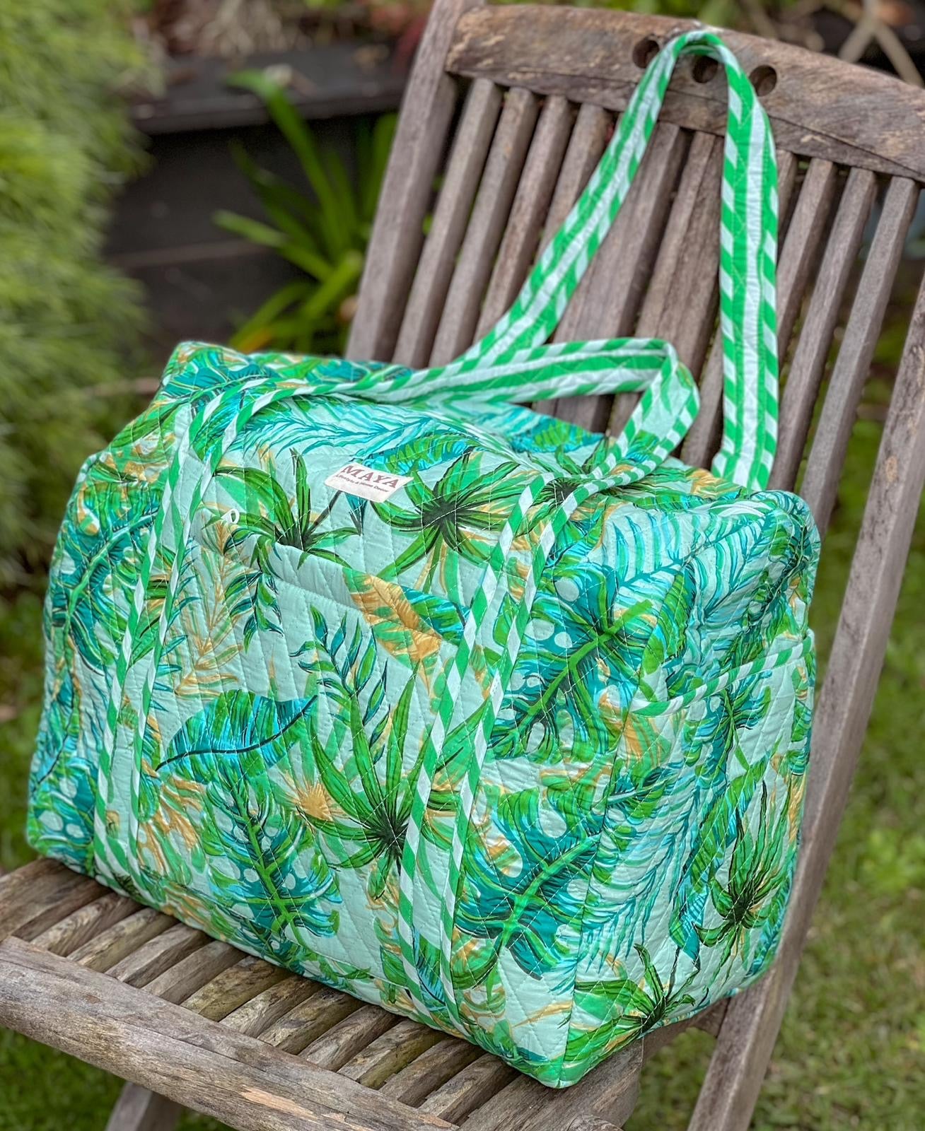 Duffle Bag - Green Monsterra