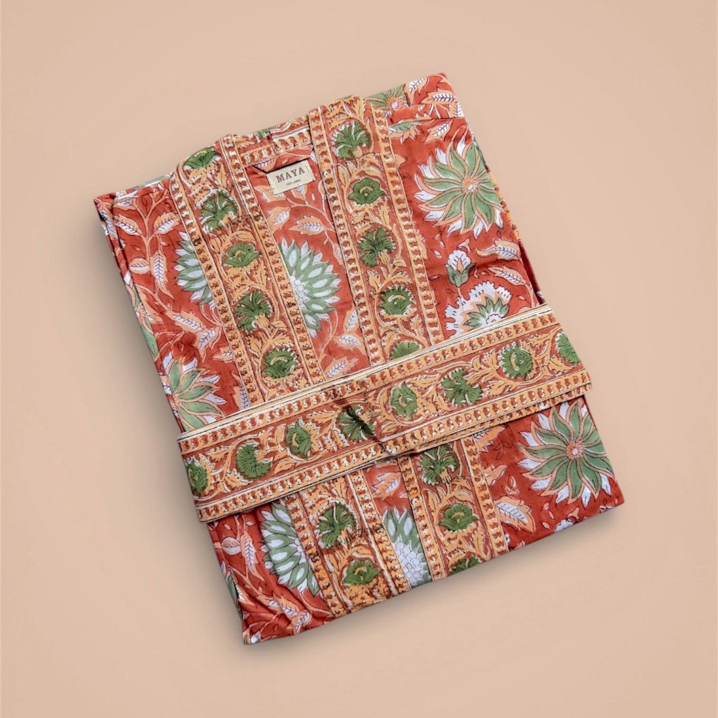 Premium Kimono - Rust Moss