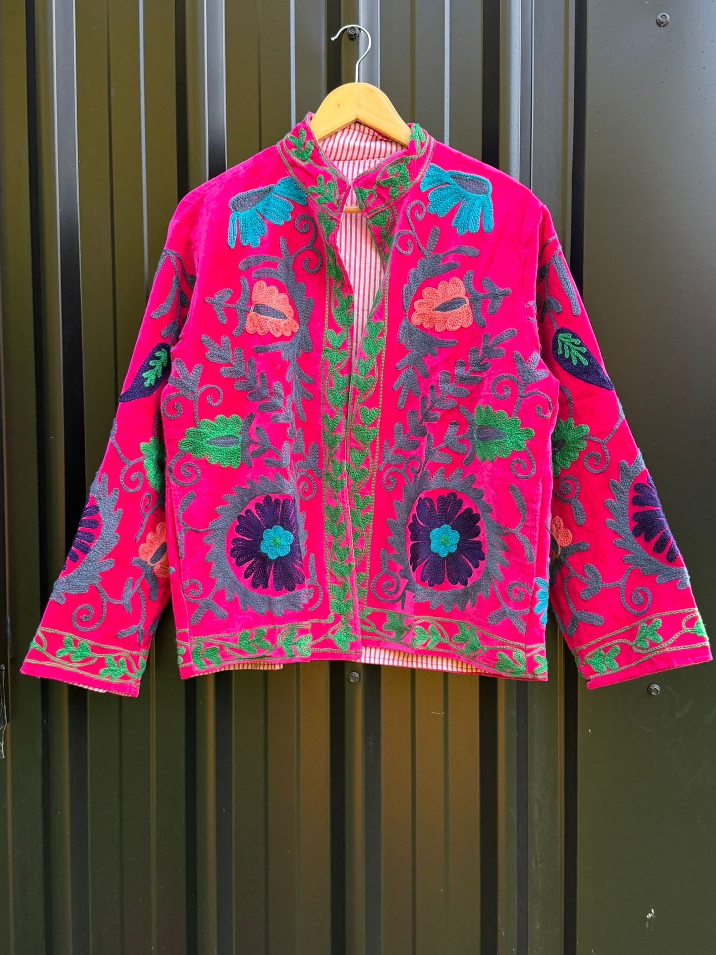 Suzzani Jacket - Rani Pink