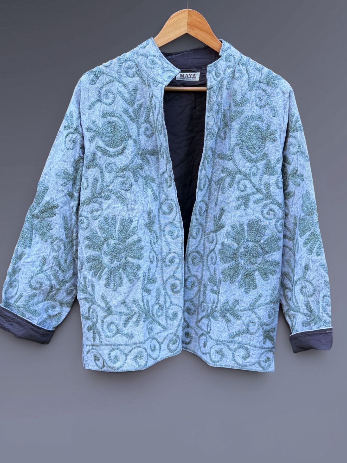 Suzzani Jacket - Glacier Fern