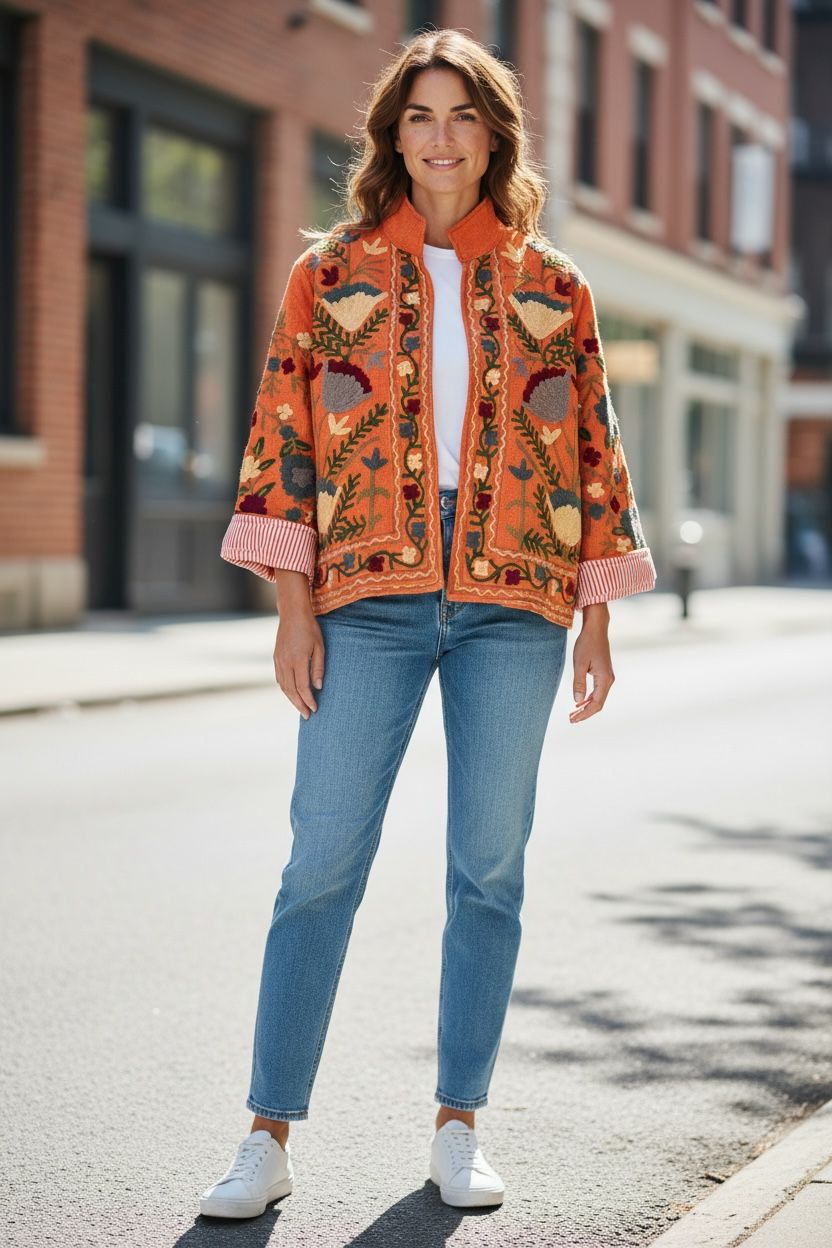 Suzzani Jacket - Tango Blossoms