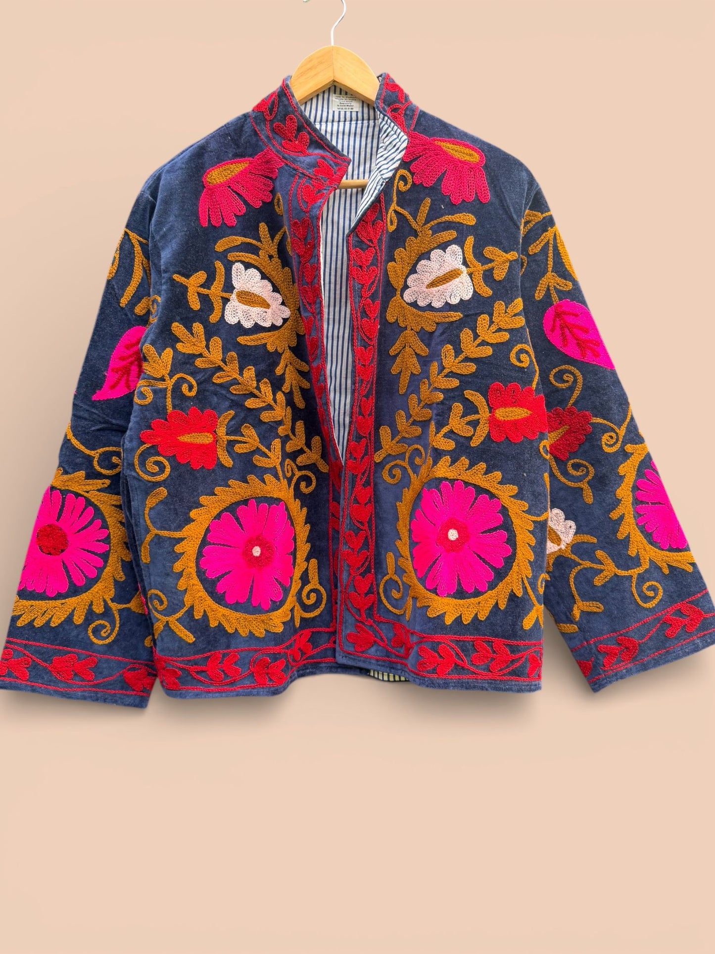 Suzzani Jacket - Pink Zaria