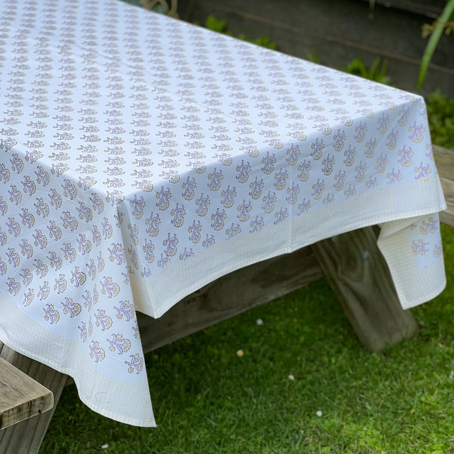 Table Cover 6 Seater - Light Lemon