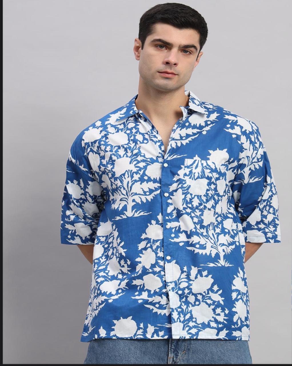 Men’s Shirt - Blue White