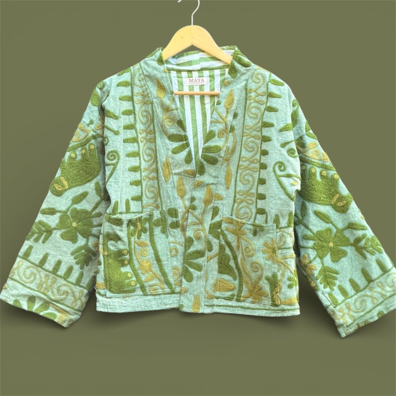 Suzzani Jacket - Sage Gulnaar
