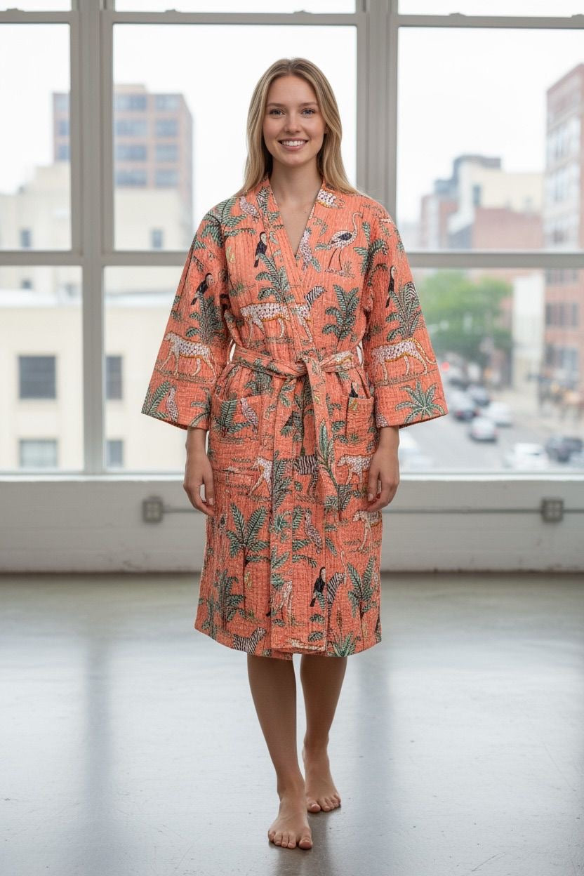 Handstitched Kantha Robes (5 Patterns)