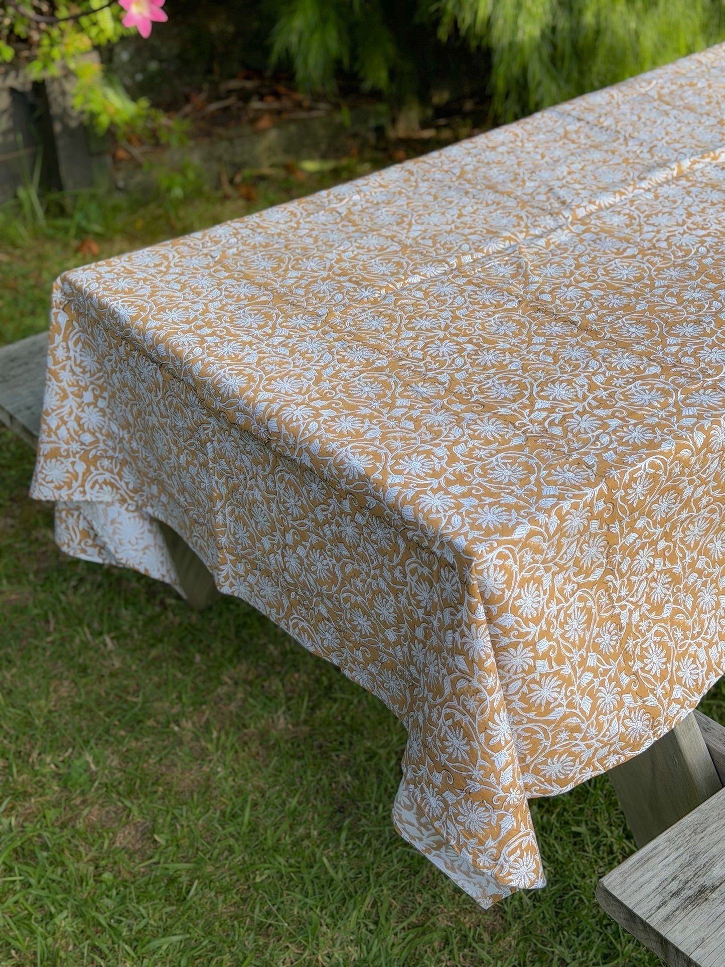 Table Cover 6 Seater - Mustard Beauty