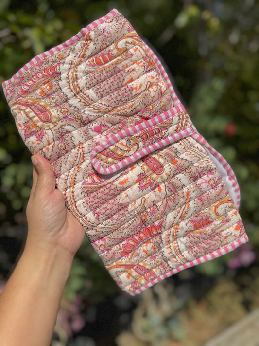 Changing Mat -  Paisley Peach