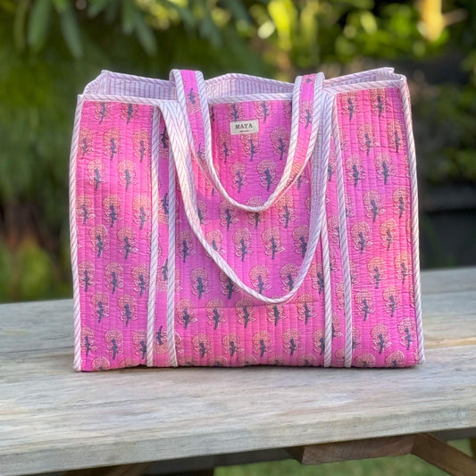 Reversible Totes - Shades of Pink (7 Patterns)