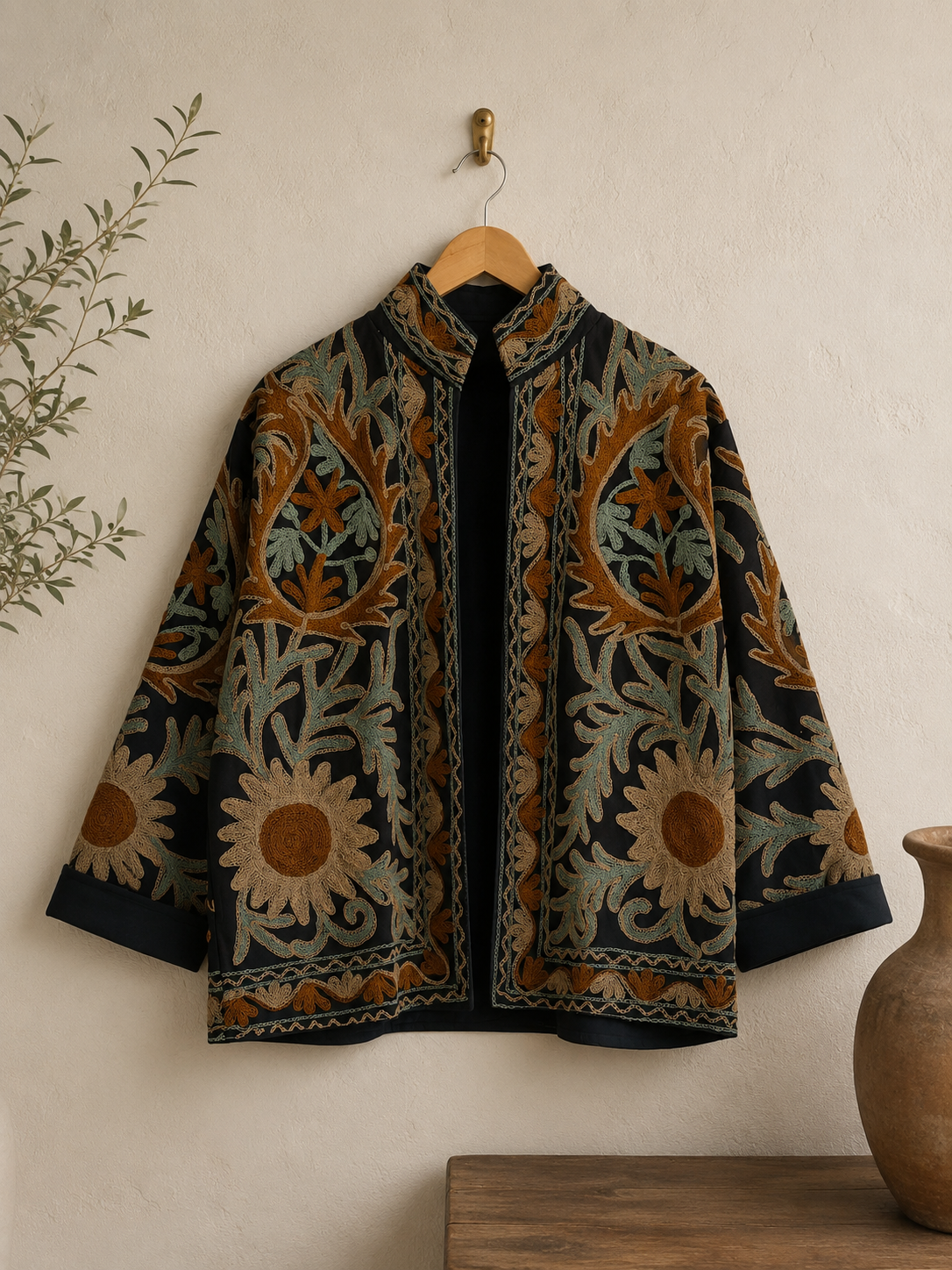 Suzzani Denim Jacket - Sunflower