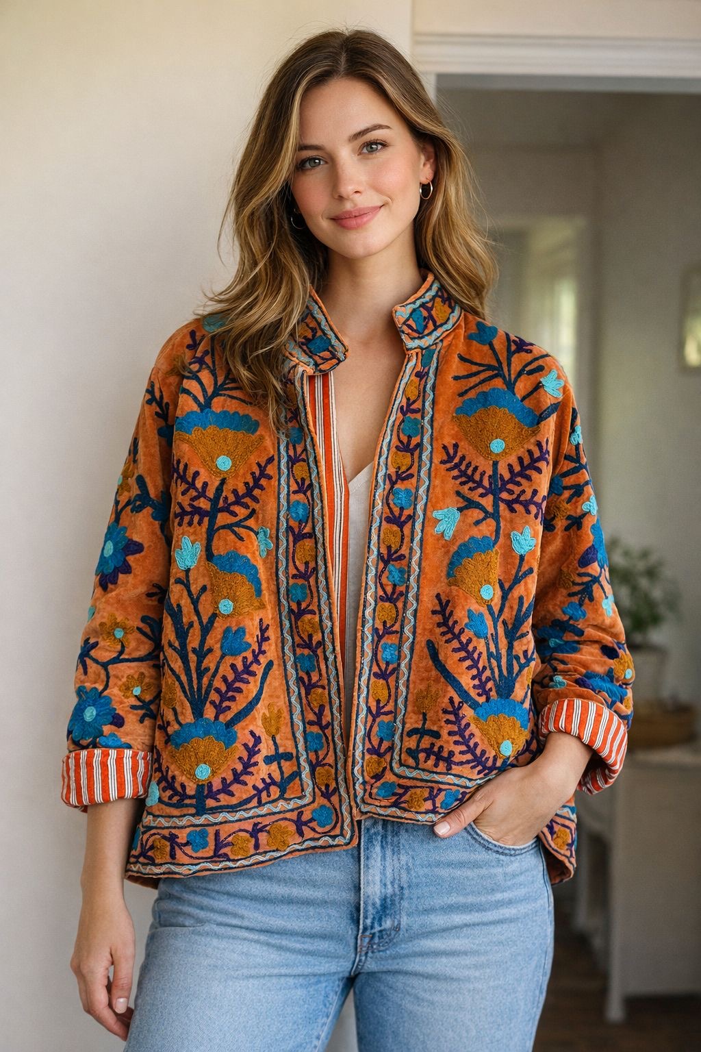 Suzzani Jacket - Rustic Beauty