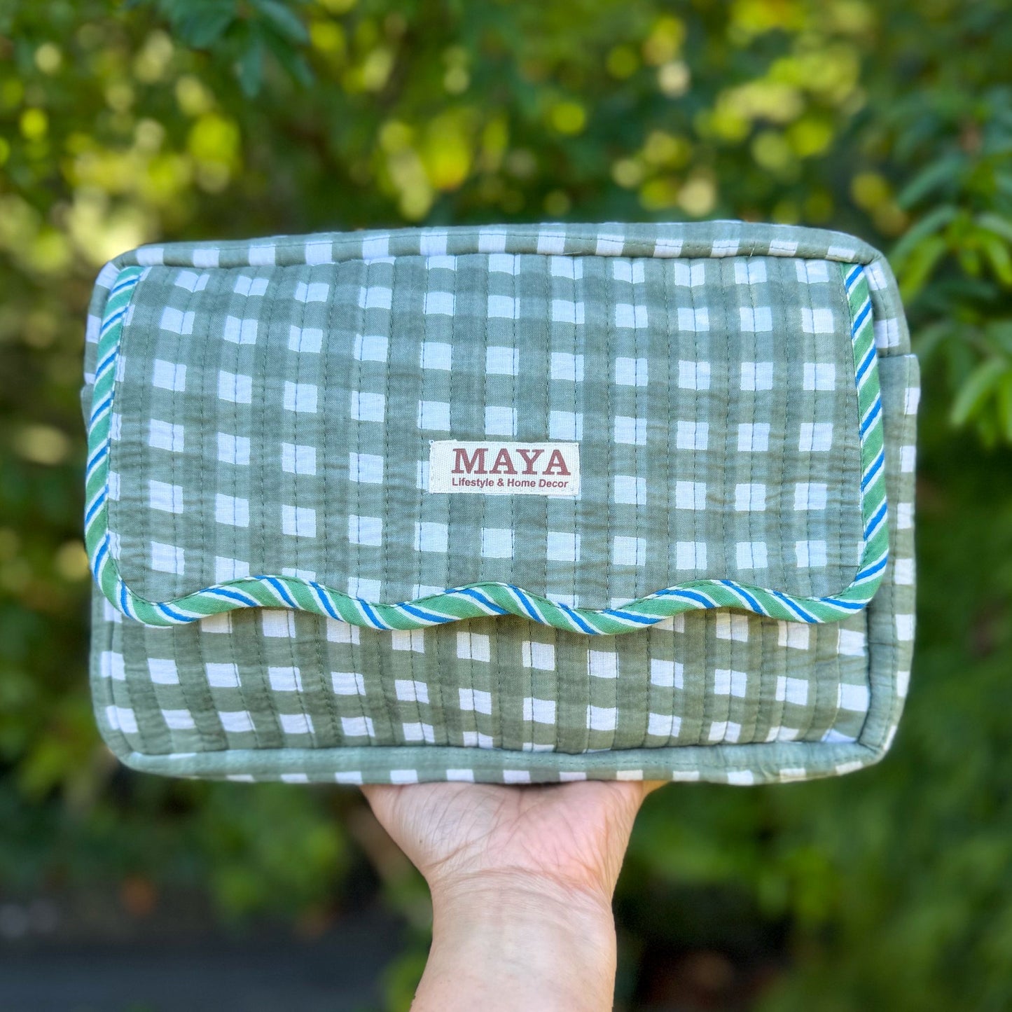 Washbags -  Shades of Green (6 Patterns)