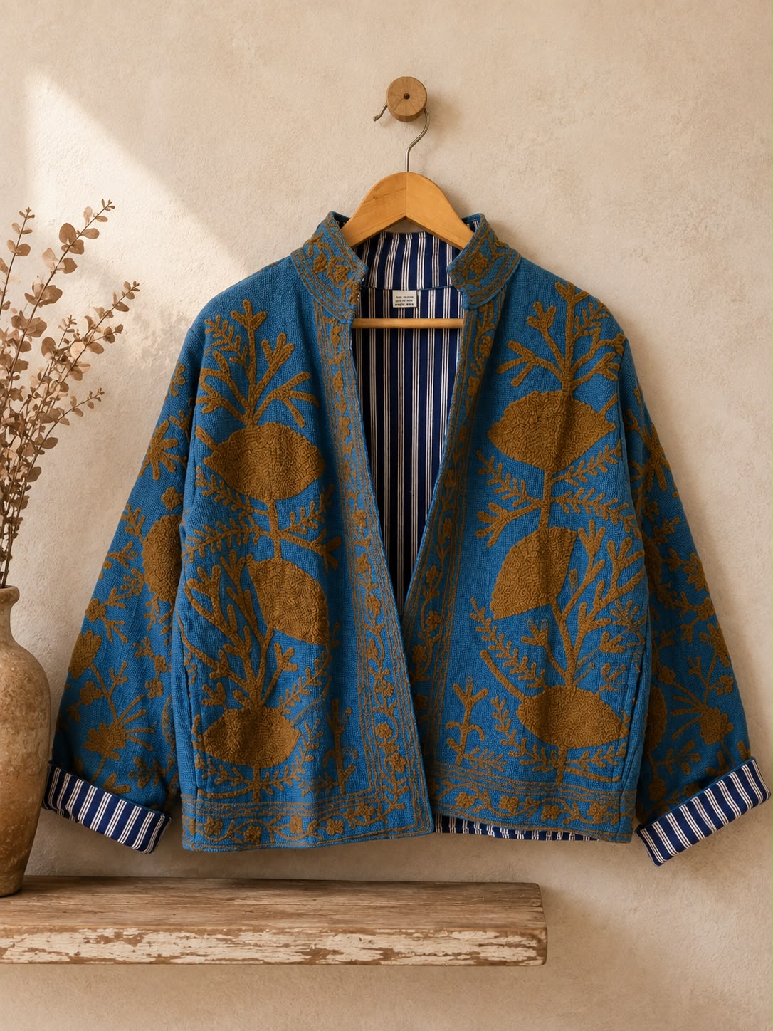 Suzzani Jacket - Blue Thistle