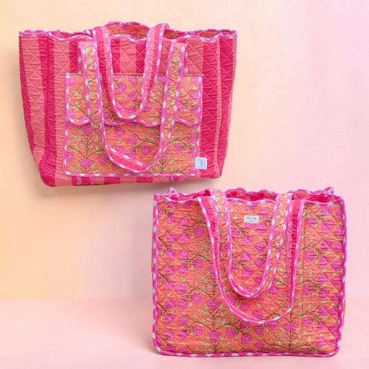 Reversible Scallop Totes - 4 Patterns