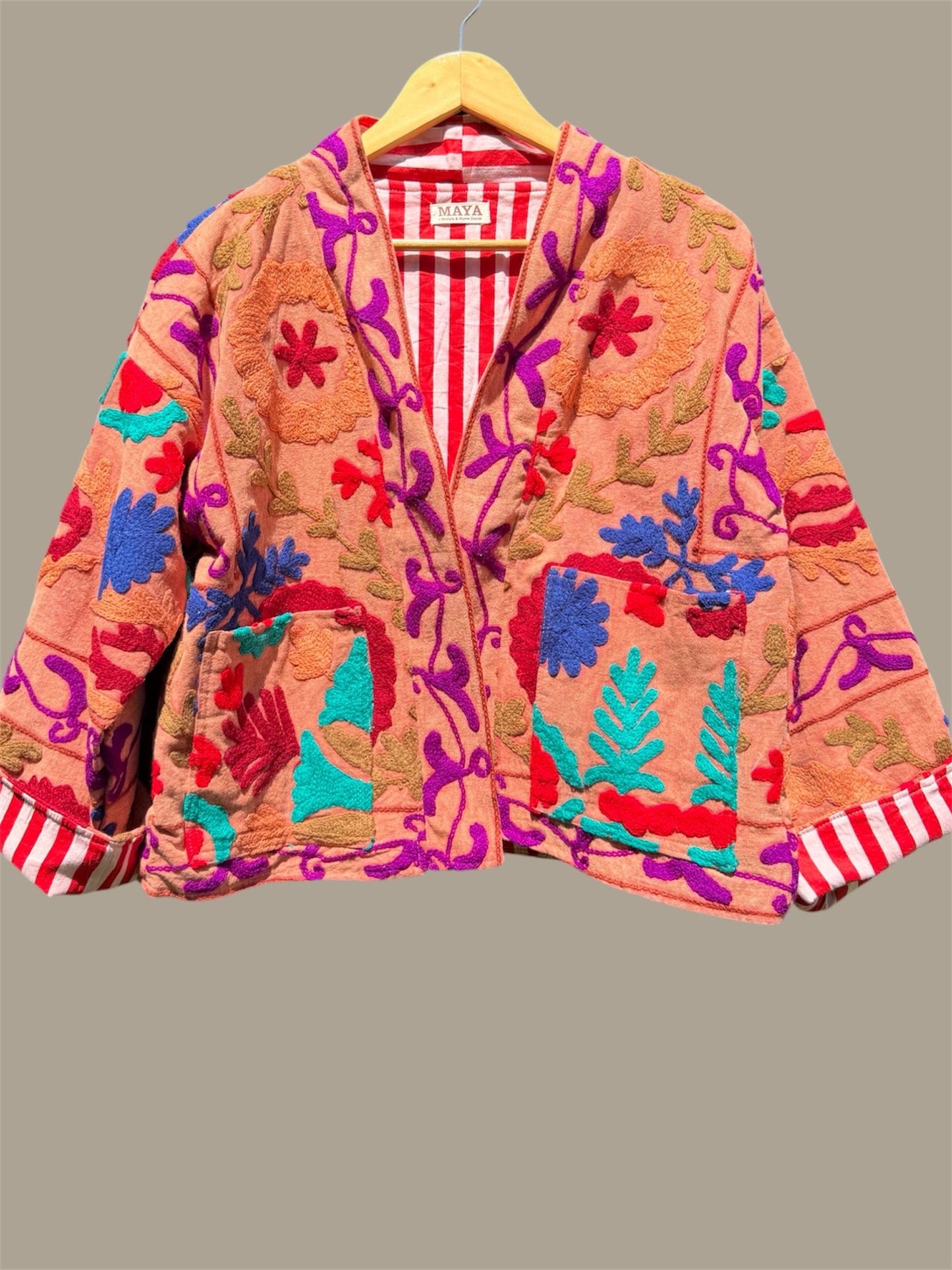 Suzzani Jacket - Peach Beauty