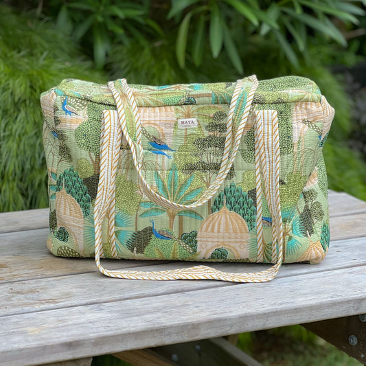 Overnight Bags - Shades of Green (6 Patterns)