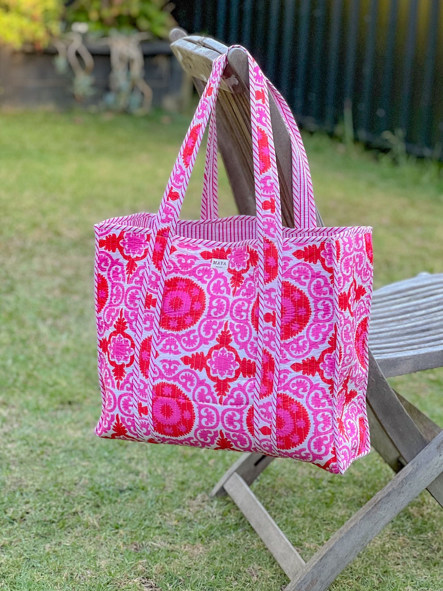 Reversible Totes - Shades of Pink (7 Patterns)