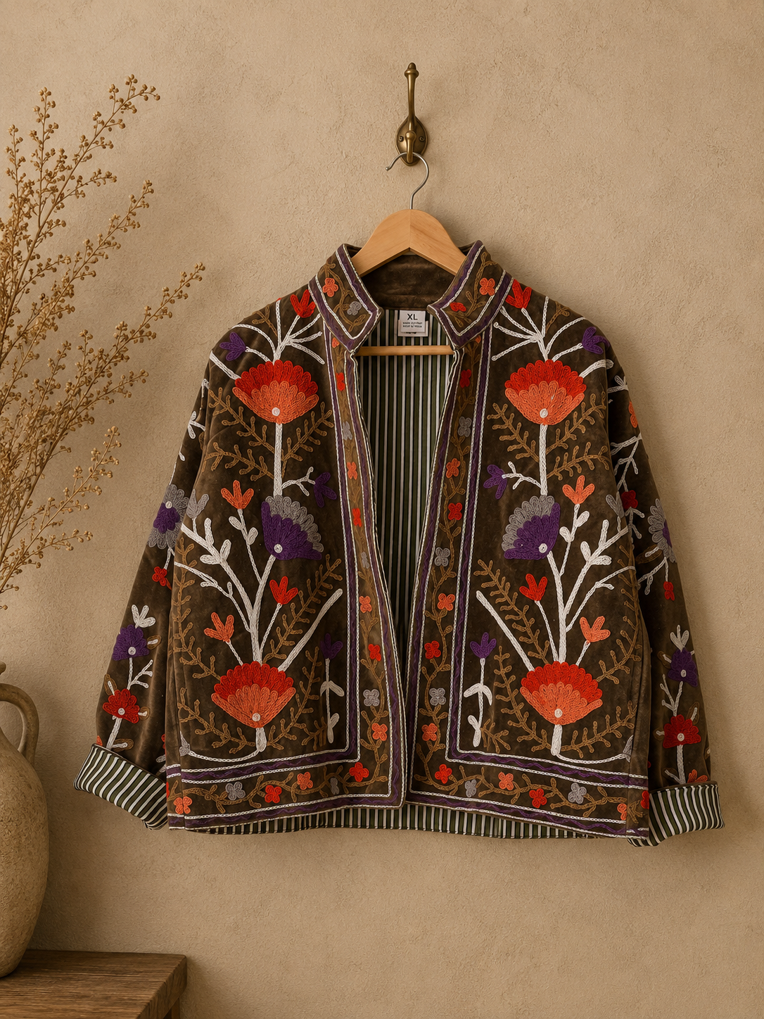 Suzzani Jacket - Henna Wildflower