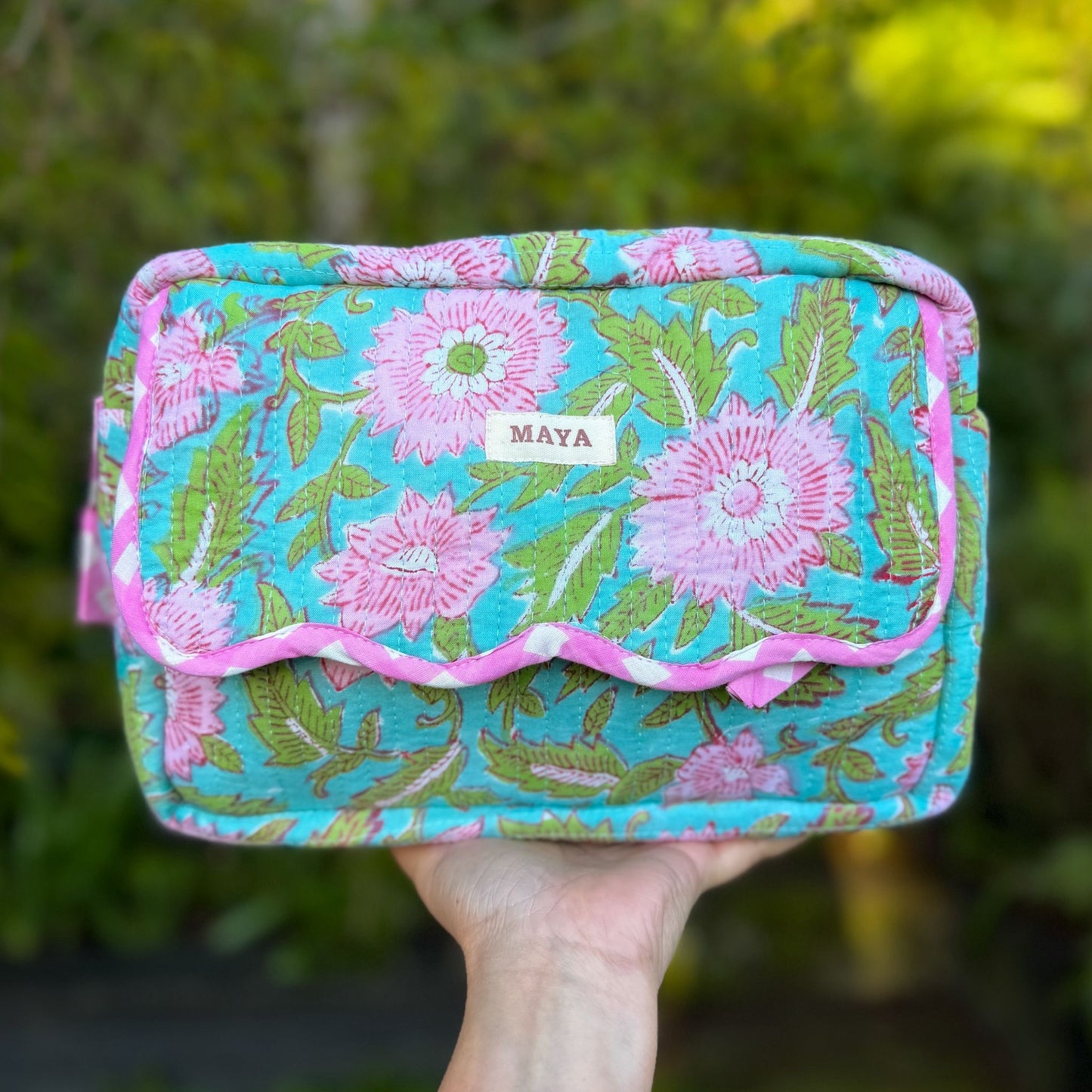 Wash Bags - Shades of Blue 2/2 (7 Patterns)