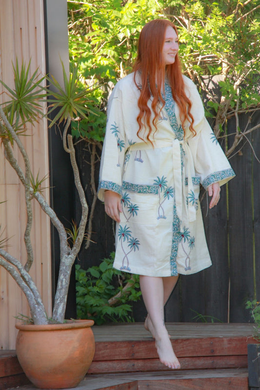 Dressing Gown - Palm Tree (2 colors)
