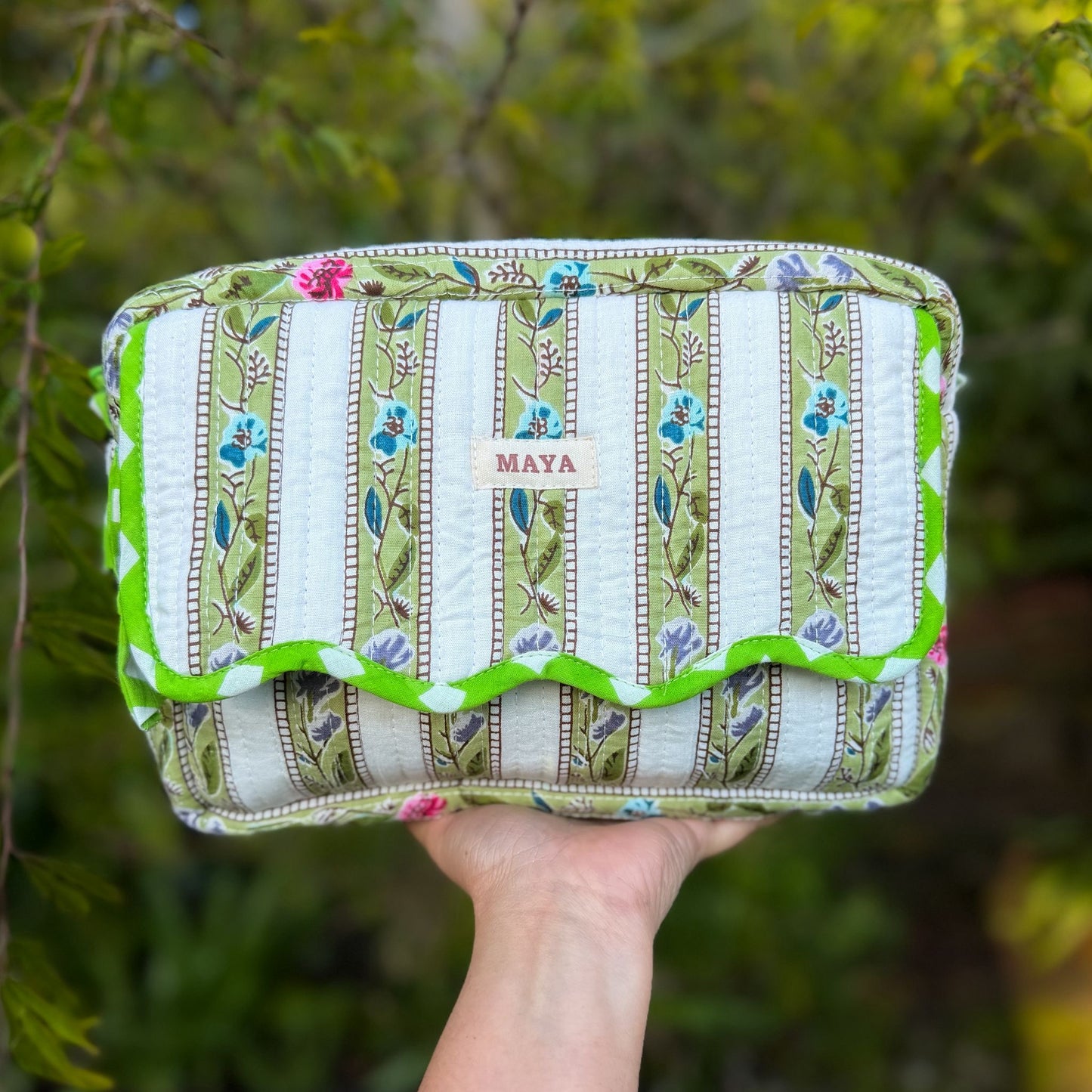 Washbags -  Shades of Green (8 Patterns)