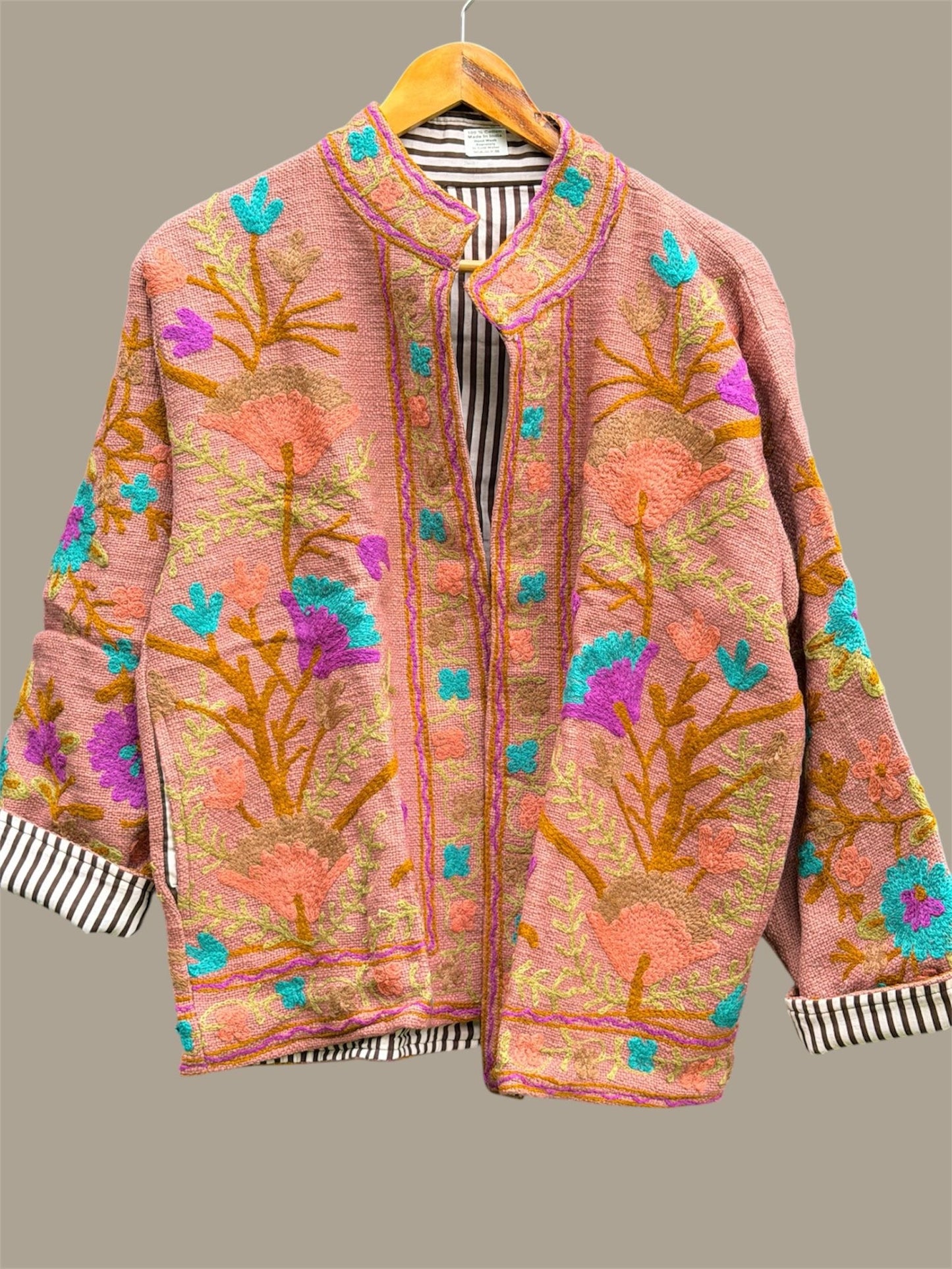 Suzzani Jacket - Peach Blossoms