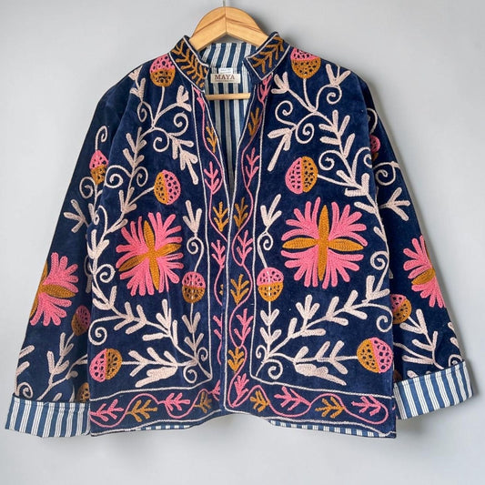Suzzani Jacket - Twilight Garden