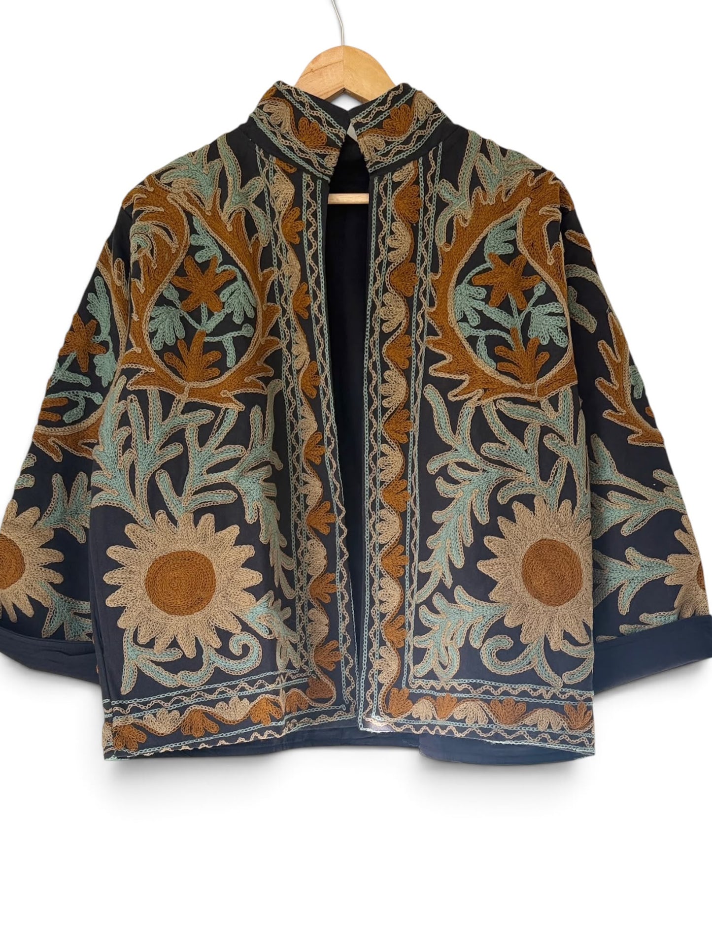 Suzzani Denim Jacket - Sunflower