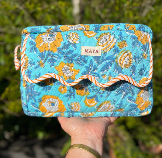Washbags - Shades of Blue 1/2 (4 Patterns)
