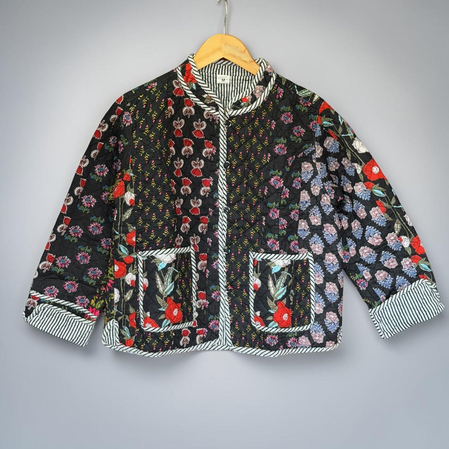 Reversible Jacket - Black Patchwork