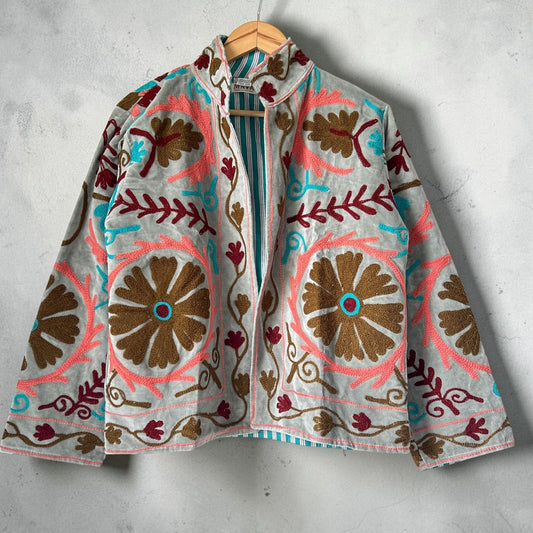 Suzzani Jacket - Dusky Blossom