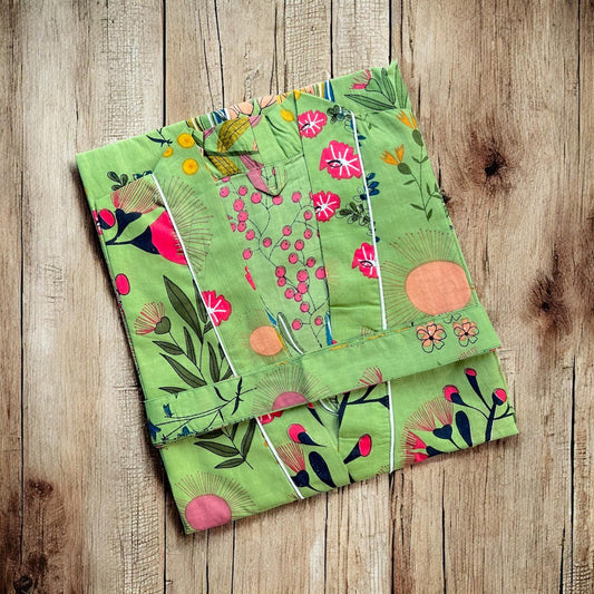 Cotton Kimono - Tropical Meadow