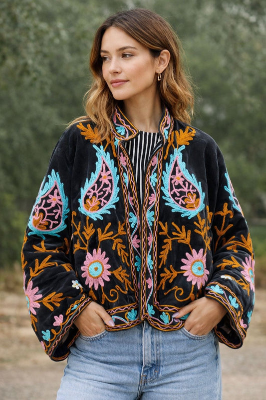 Suzzani Jacket - Midnight Beauty