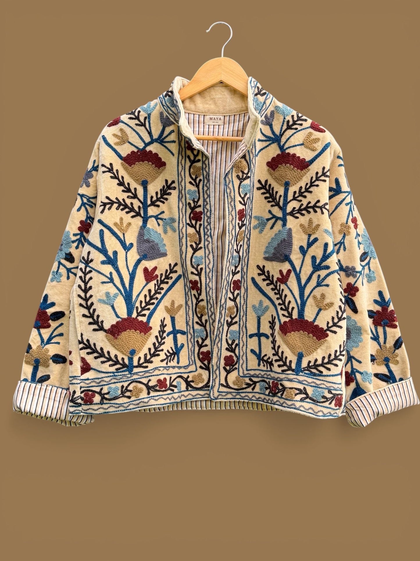 Suzzani Jacket - Beige Beauty