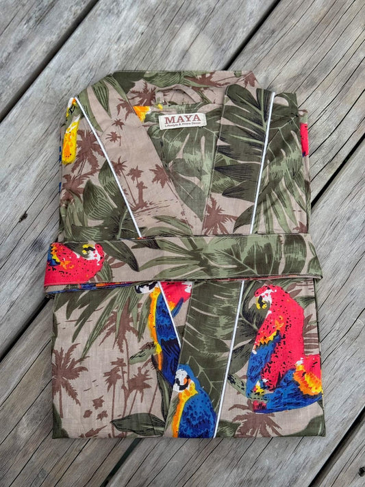 Cotton Kimono - Neon Jungle