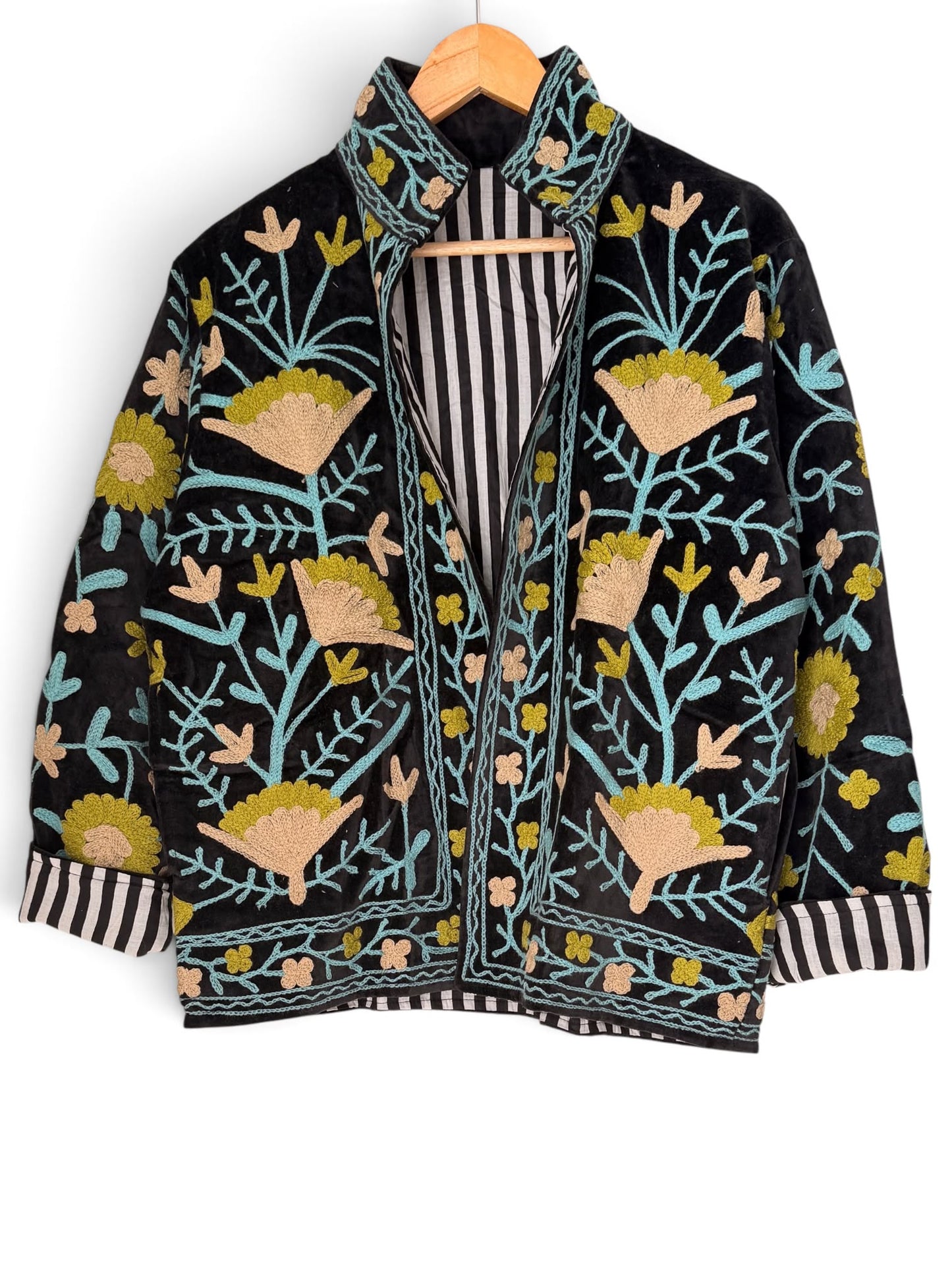 Suzzani Jacket - Bluebell Noir