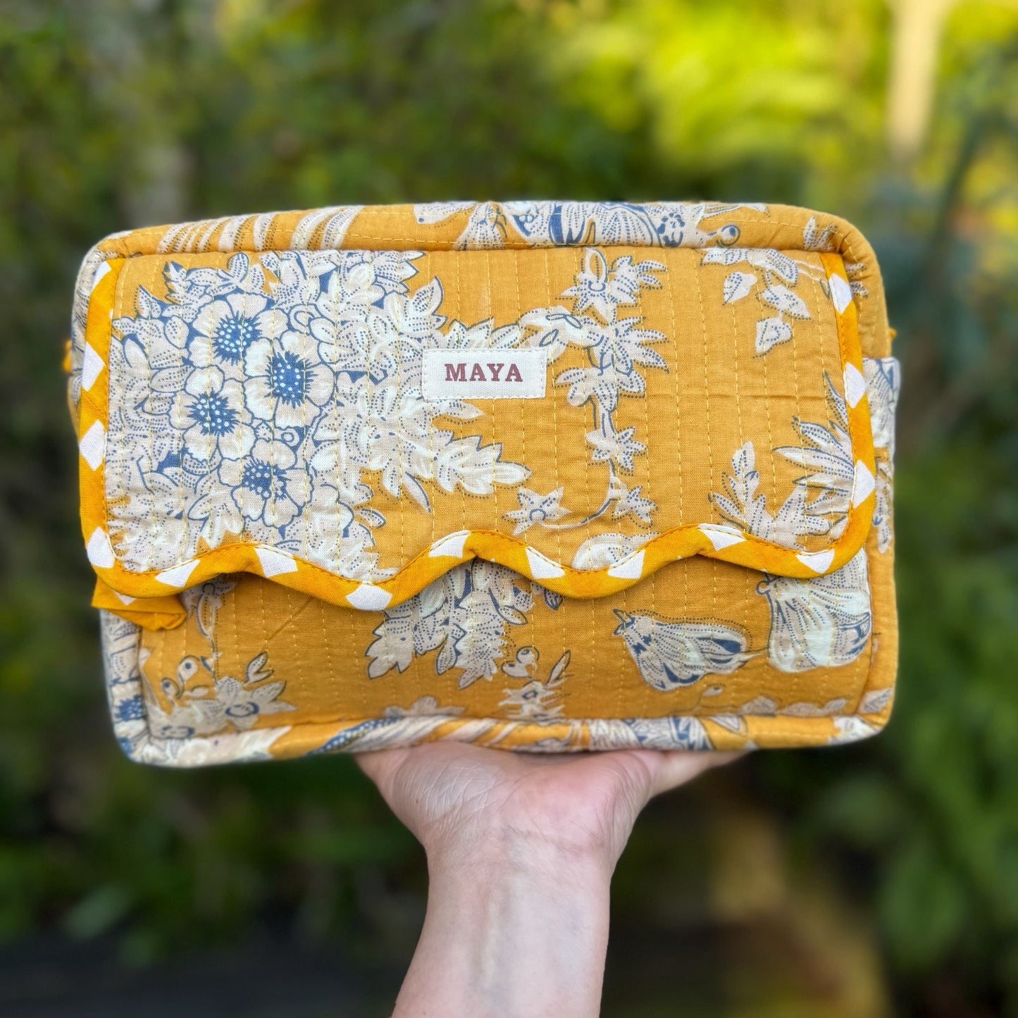 Wash Bags - Shades of Yellow (4 patterns)