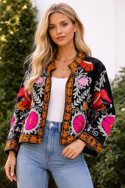 Suzzani Jacket - Gulbahar Noir