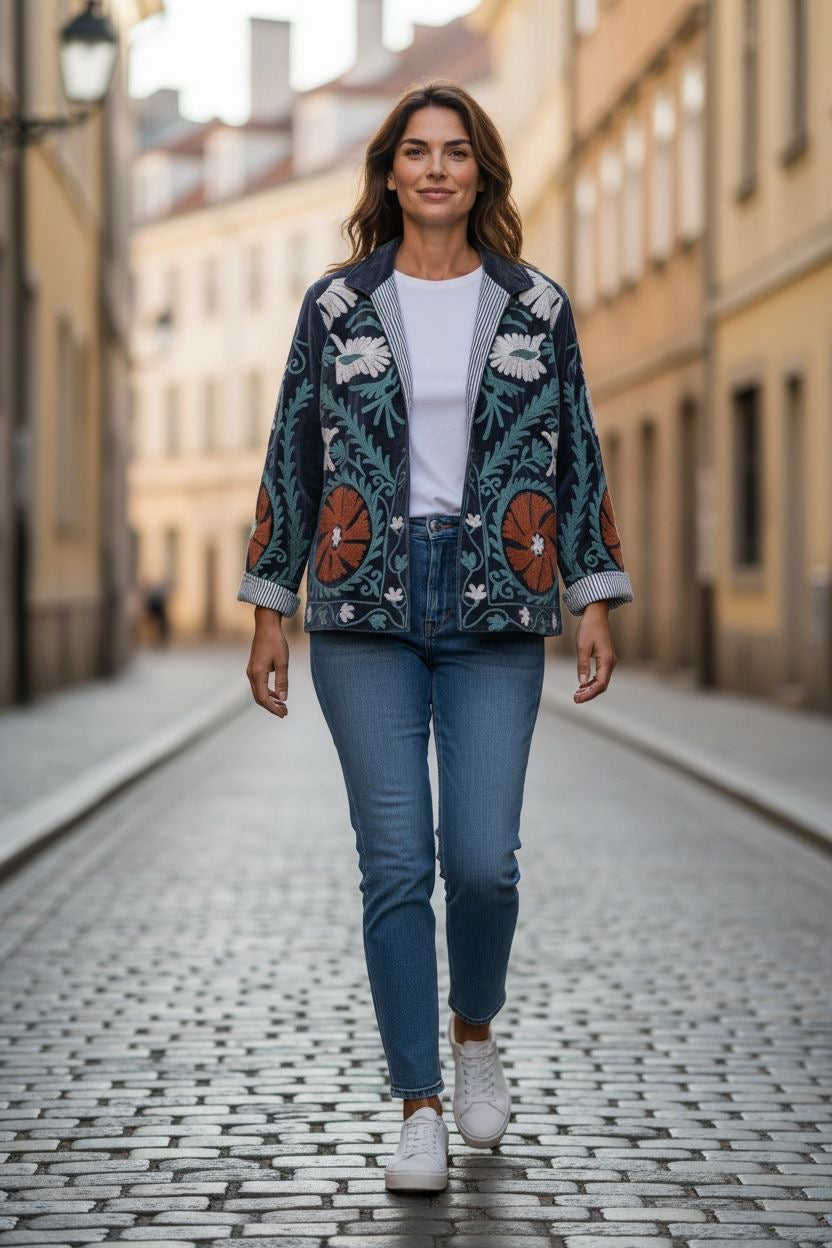 Suzzani Jacket - Noor Daisy